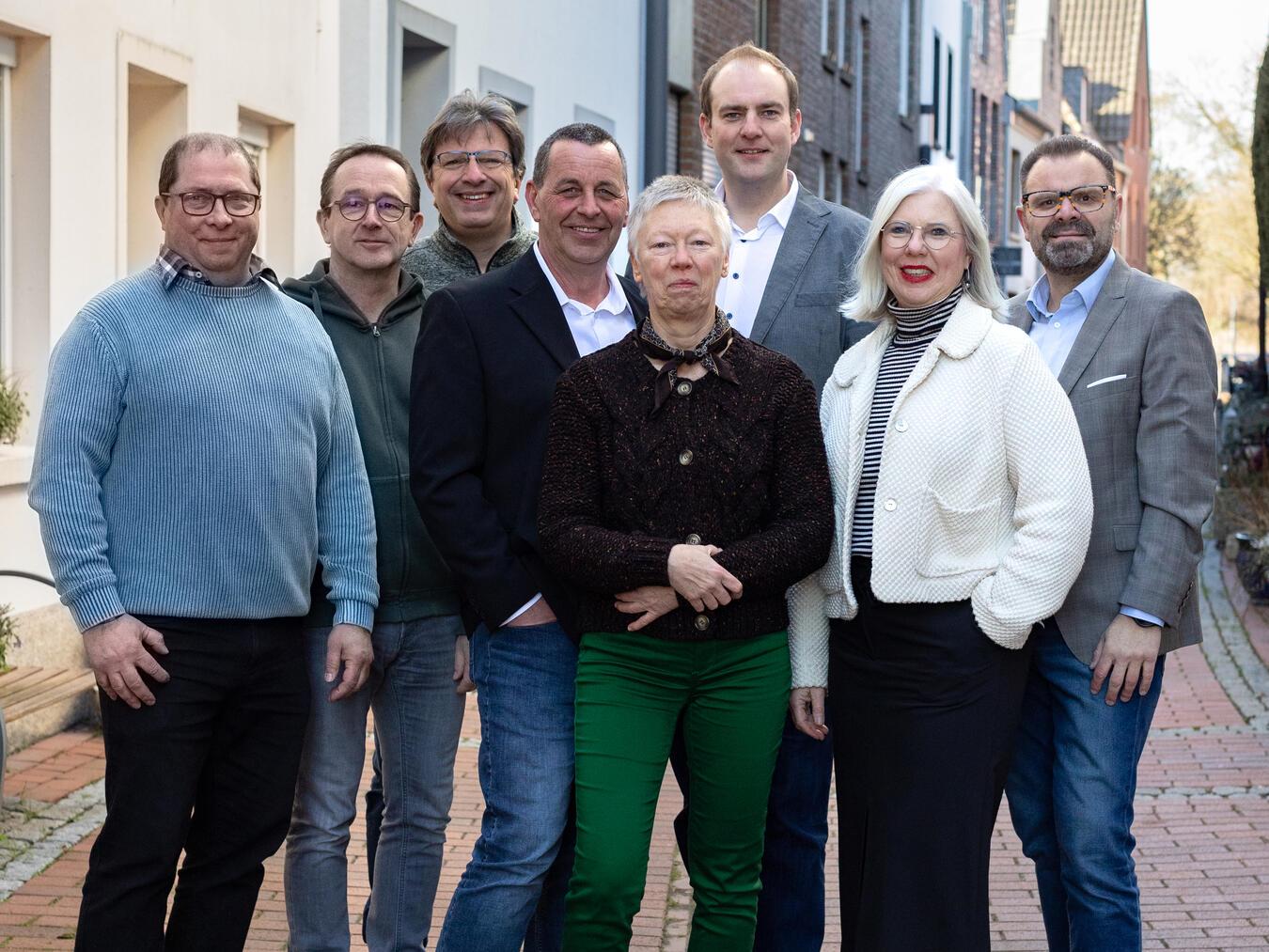 Der Vorstand des Wirtschaftsforums Rees um die Vorsitzende Gabriele Galler. Foto: Dania Stempel