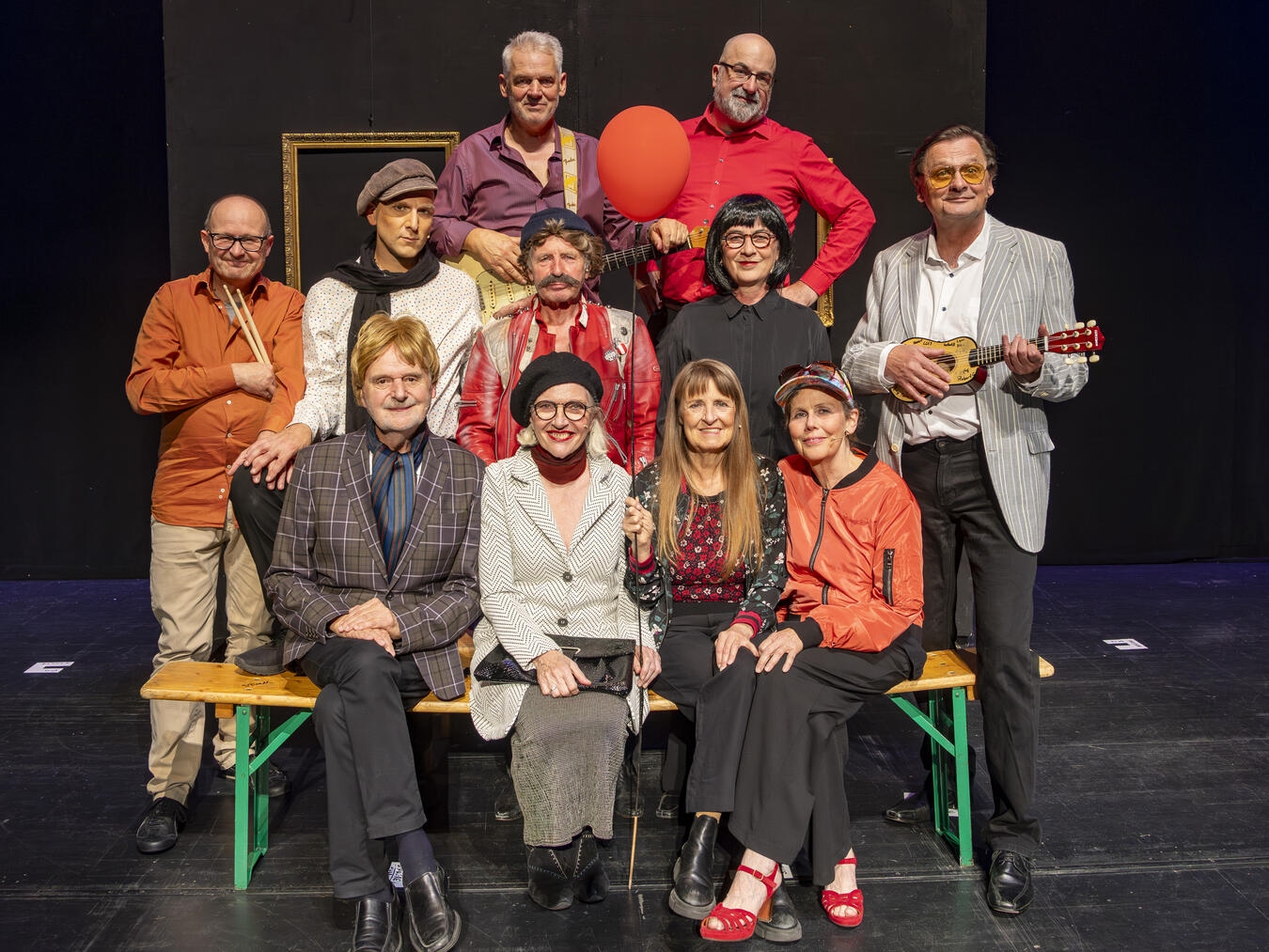 Der WDR zeigt die Stunksitzung aus dem Kölner E-Werk am 12. Februar, am 5. September kommt zehnköpfige Ensemble dann „Unplugged“ nach Rees. Foto: Ansgar van Treeck