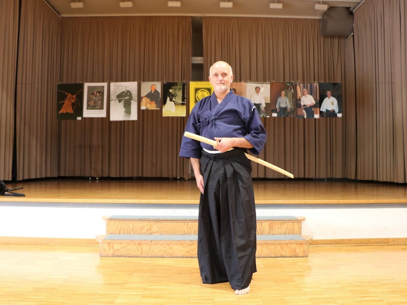 Der Weg des Schwertziehens (Iaido) zählt nun zu seiner weiteren Faszination. Foto: Heinz-Jürgen Naß