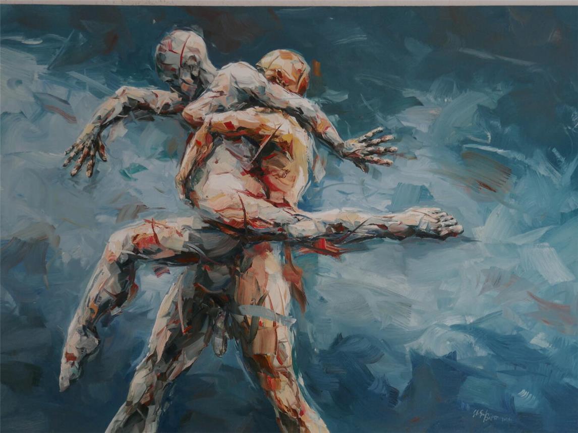 Der Wuppertaler Künstler Eberhard Bitter stellt ab Sonntag im Reeser Koenraad Bosman Museum aus. Foto: Eberhard Bitter 