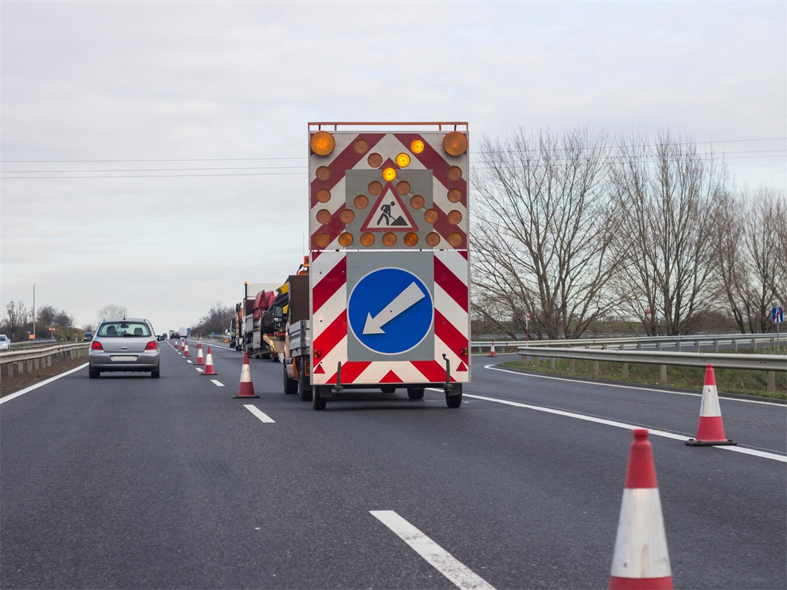 A3 bei Emmerich gesperrt am Wochenende ab 4. September, Baustelle, Autobahn, Verkehrsstörung.