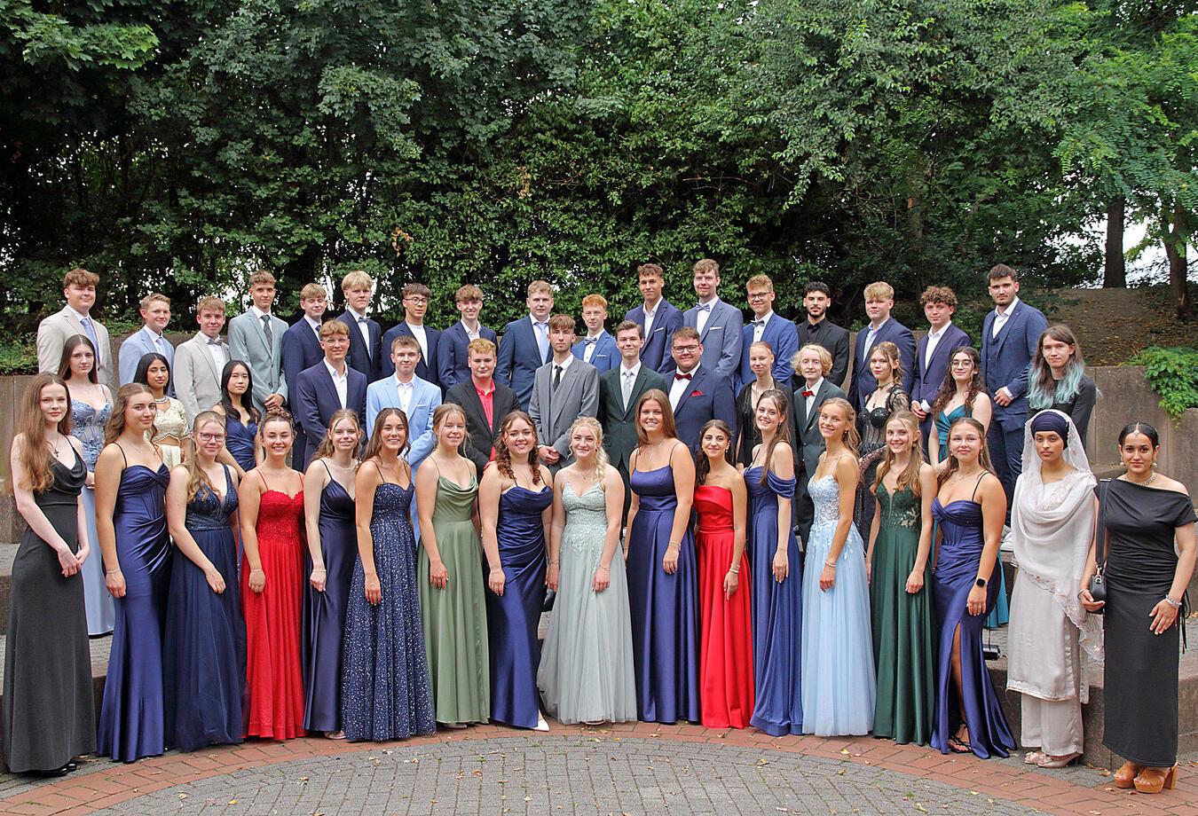 Die Abiturienten 2025 des Städtischen Gymnasiums Straelen. NN-Foto: Theo Leie