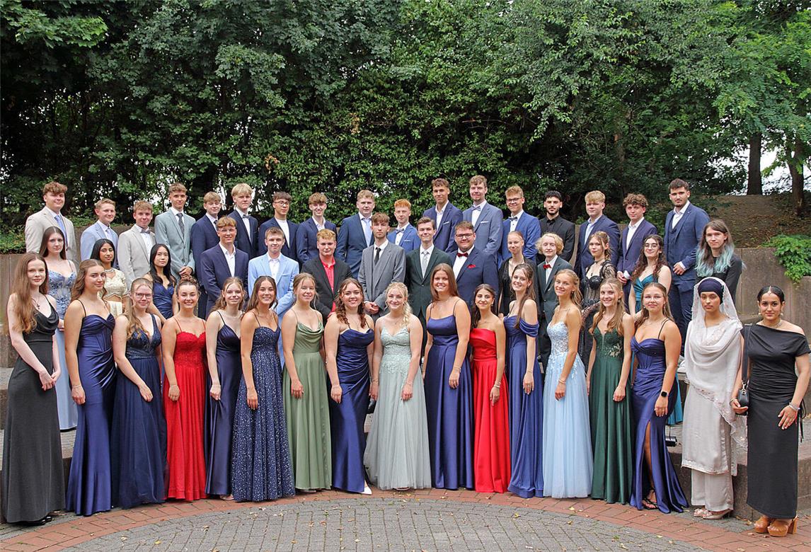 Die Abiturienten 2025 des Städtischen Gymnasiums Straelen. NN-Foto: Theo Leie