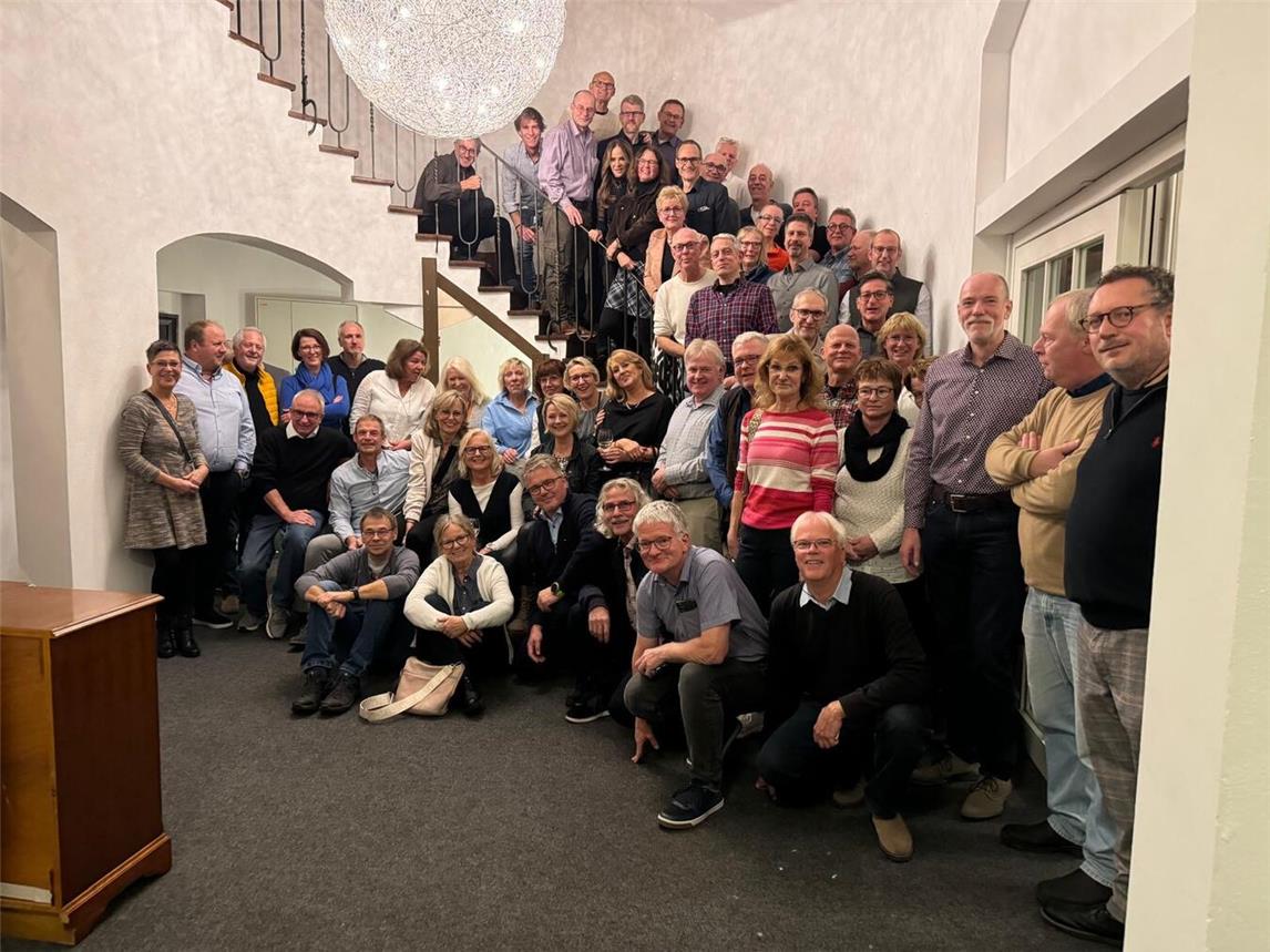 Die Abiturienten von 1984 beim Treffen in der Societät in Emmerich. Foto: privat