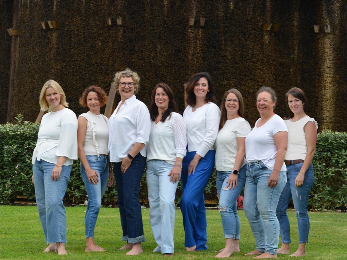 Die acht Coaches freuen sich auf rege Teilnahme. Foto: Franziska Pickers 