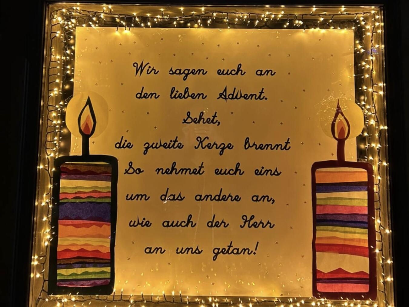 Die Adventsfenster-Aktion findet bald zum vierten Mal in Winnekendonk statt. Foto: privat