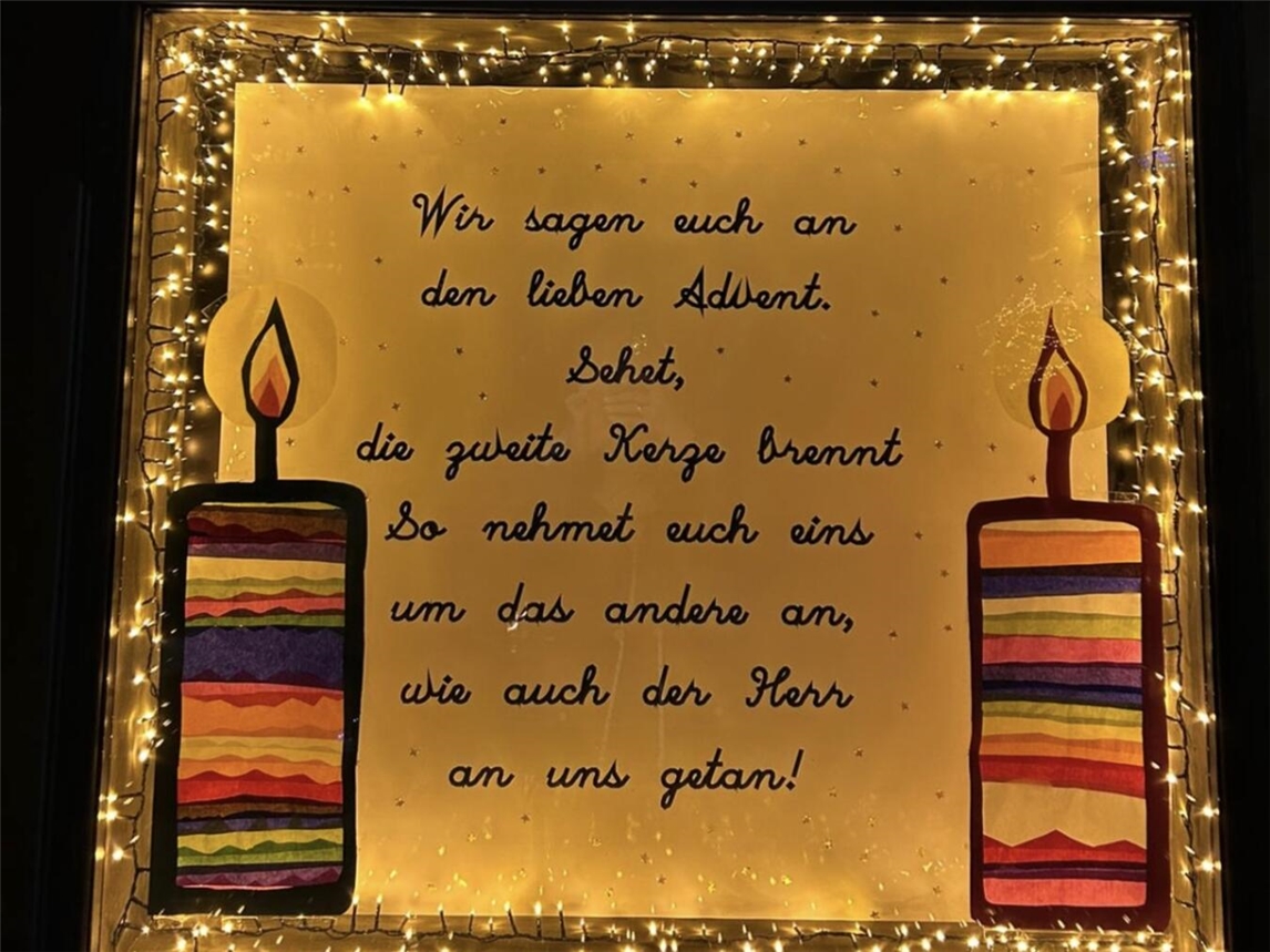 Die Adventsfenster-Aktion findet bald zum vierten Mal in Winnekendonk statt. Foto: privat