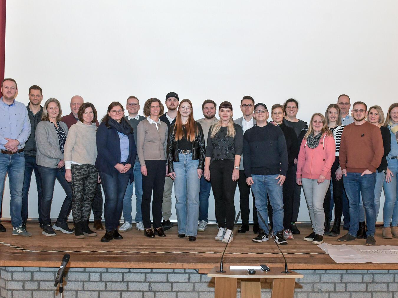 Die Akteure freuen sich auf den 14. März. Sie wollen sich den jungen Menschen im Kastell präsentieren und auf die vielen Ausbildungs- und Jobmöglichkeiten in der Weberstadt hinweisen. NN-Foto: Gerhard Seybert