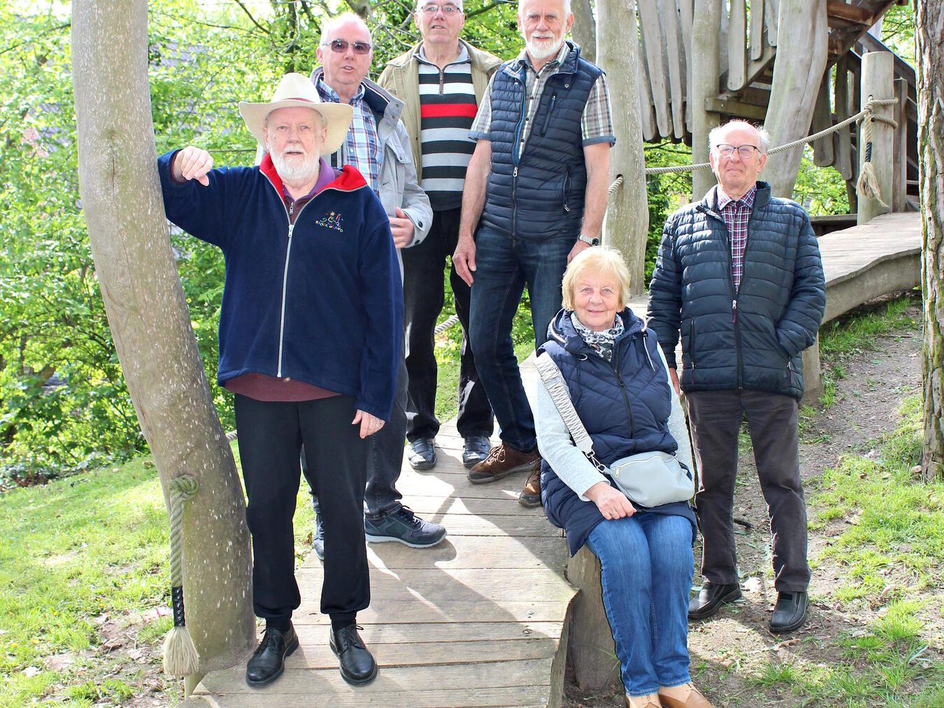 Die „alten Hasen“ erinnern sich noch lebhaft an die Anfangstage. NN-Foto: Thomas Langer