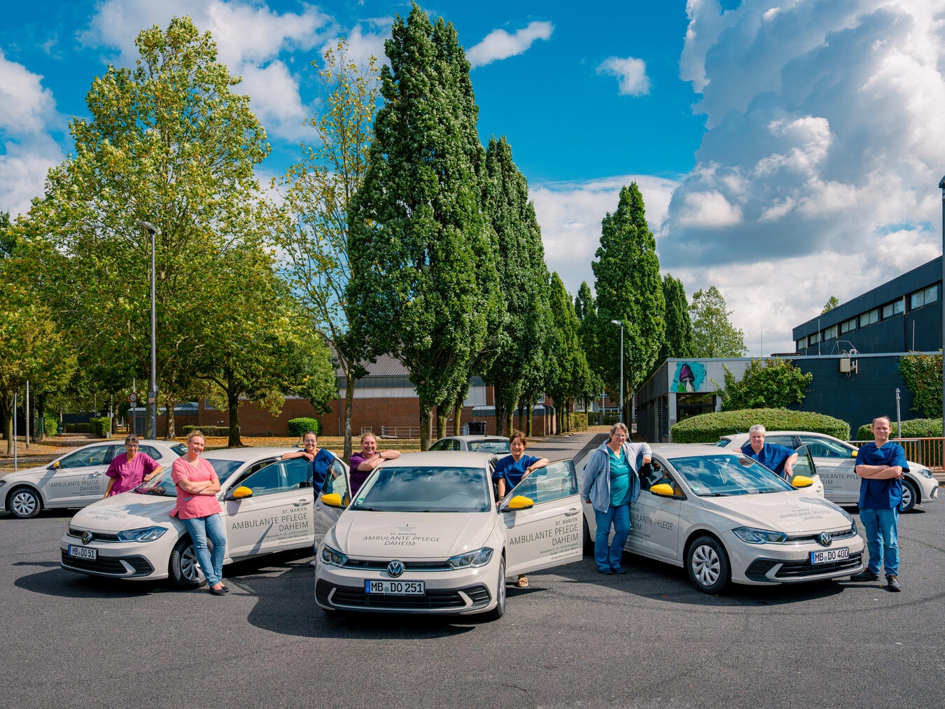 Die Ambulante Pflege Daheim ist mit einem neuen Fuhrpark unterwegs. Foto: Ambulante Pflege Daheim 