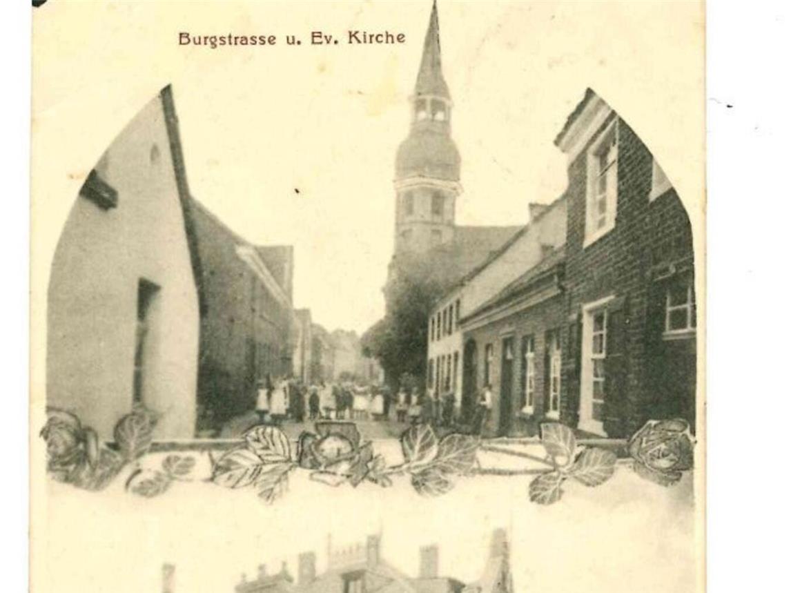 Die Ansichtskarten zeigen die Gemeinde Alpen, wie sie früher war. Foto: Gemeinde Alpen