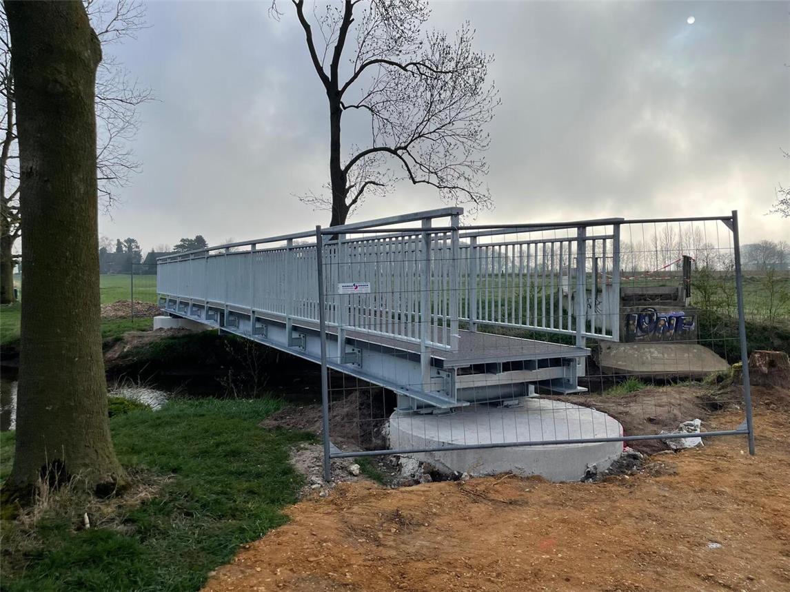 Die Arbeiten dauern noch bis Ostersonntag, 20 April, an. Foto: Gemeinde Weeze