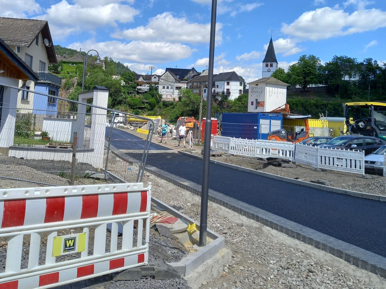 Die Arbeiten im Ahrtal schreiten voran.Fotos: privat