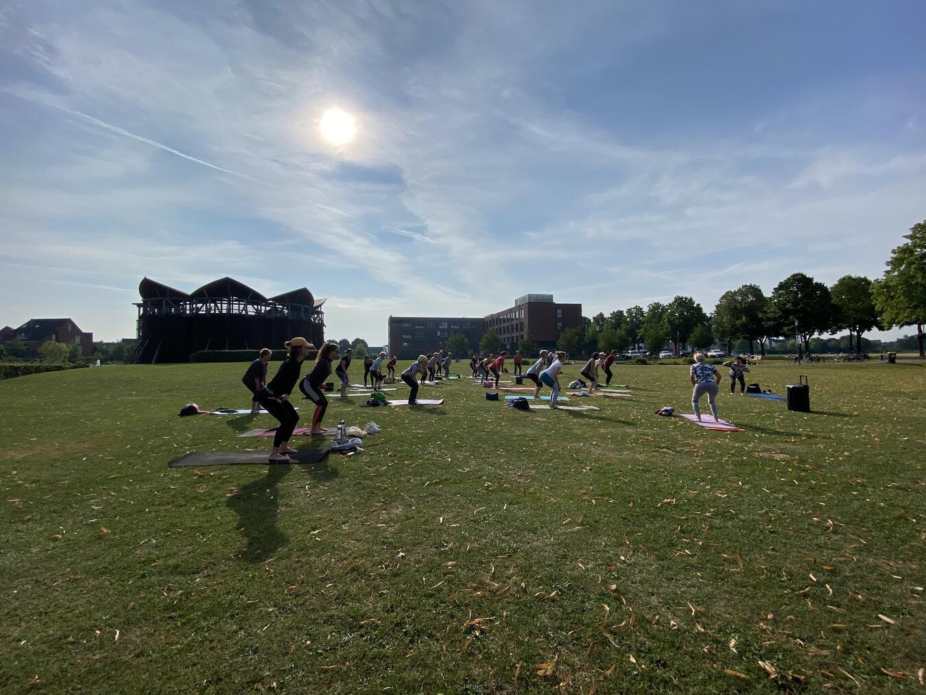 Die „Atempause“ hält vom 29. Juli bis 16. August ein vielseitiges Bewegungs- und Gesundheitsangebot bereit. Foto: © Wallfahrtsstadt Kevelaer