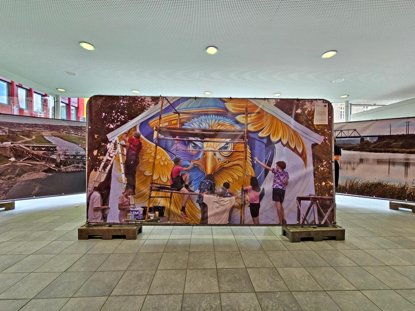 Die Ausstellung gab am Wochenende Einblicke in die Partnerstadt Wosnessensk.