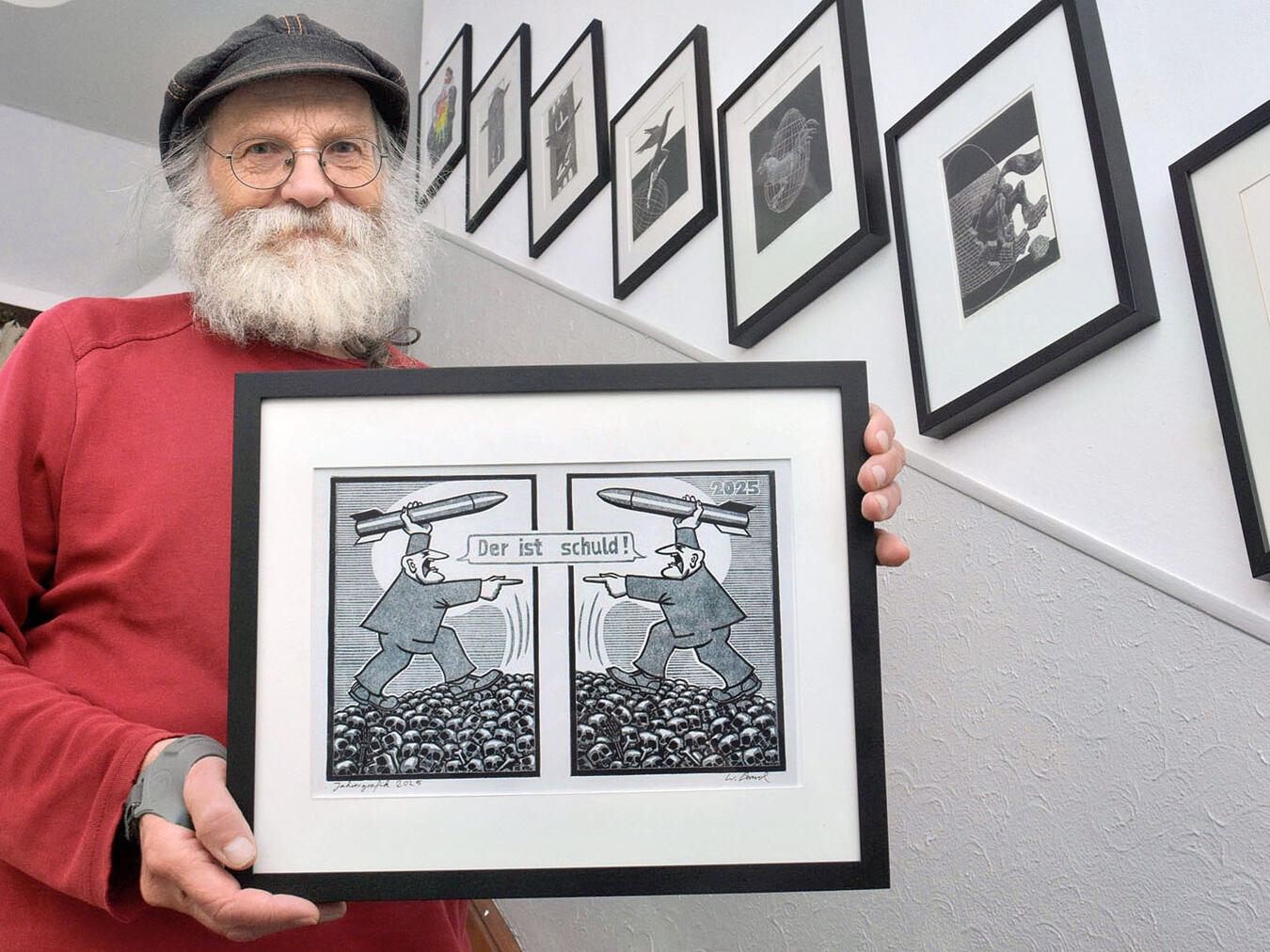 "Ausstellungseröffnung im Treppenhaus am 6. September, 11 Uhr, Foto von Rüdiger Dehnen"