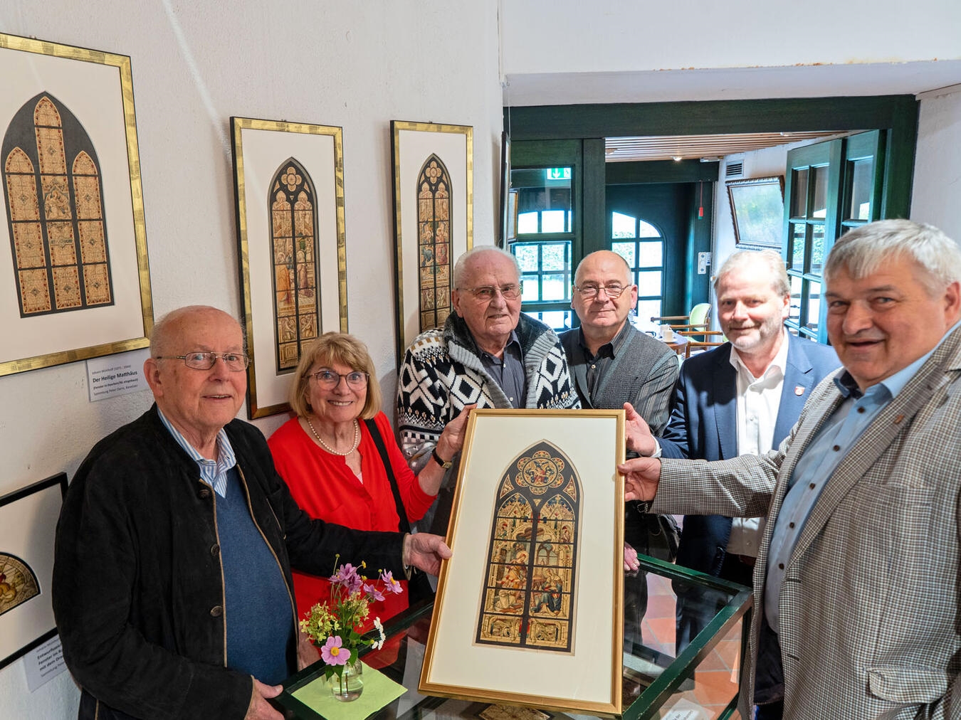 "Ausstellung in der Hohen Mühle, Kunstwerke bis 6. Dezember, Foto von Gerhard Seybert"