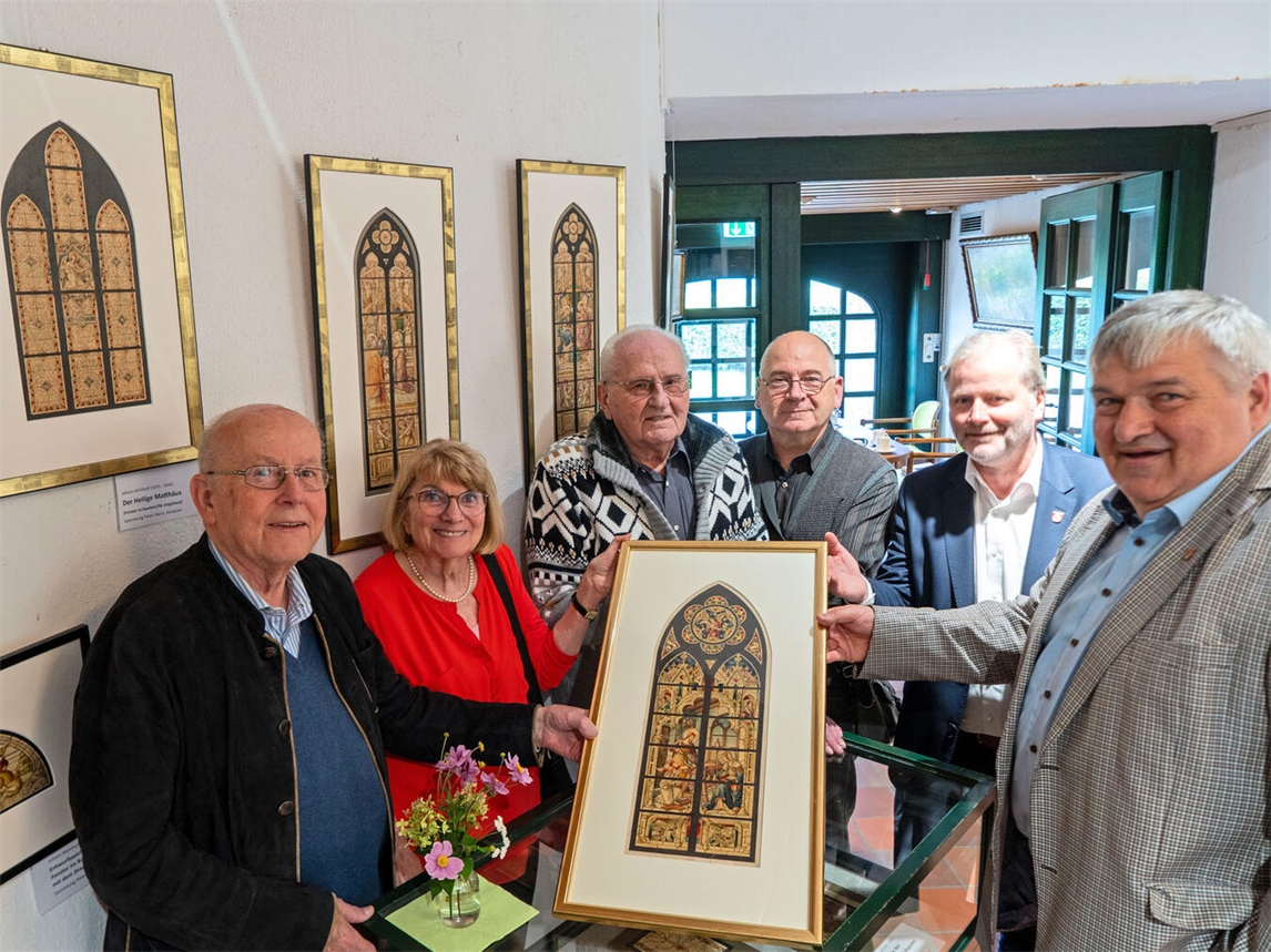 "Ausstellung in der Hohen Mühle, Kunstwerke bis 6. Dezember, Foto von Gerhard Seybert"