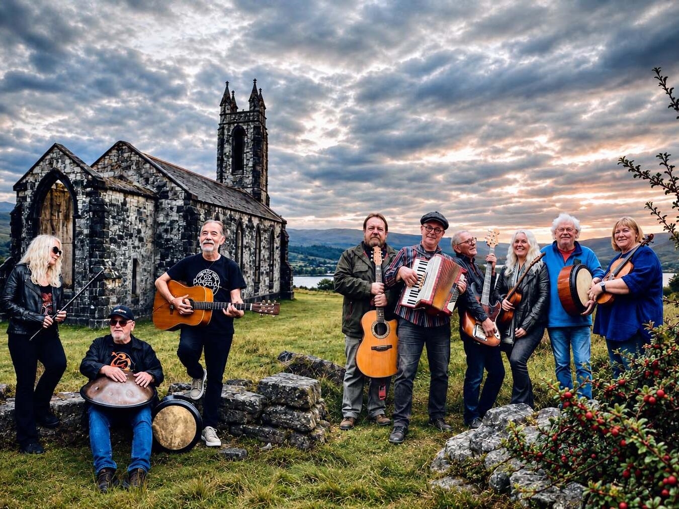 Die beiden irischen Folk-Bands „Celtic Dreamtime“ und „Sheevón“ treten am 13. November im Refektorium auf. Foto: Veranstalter