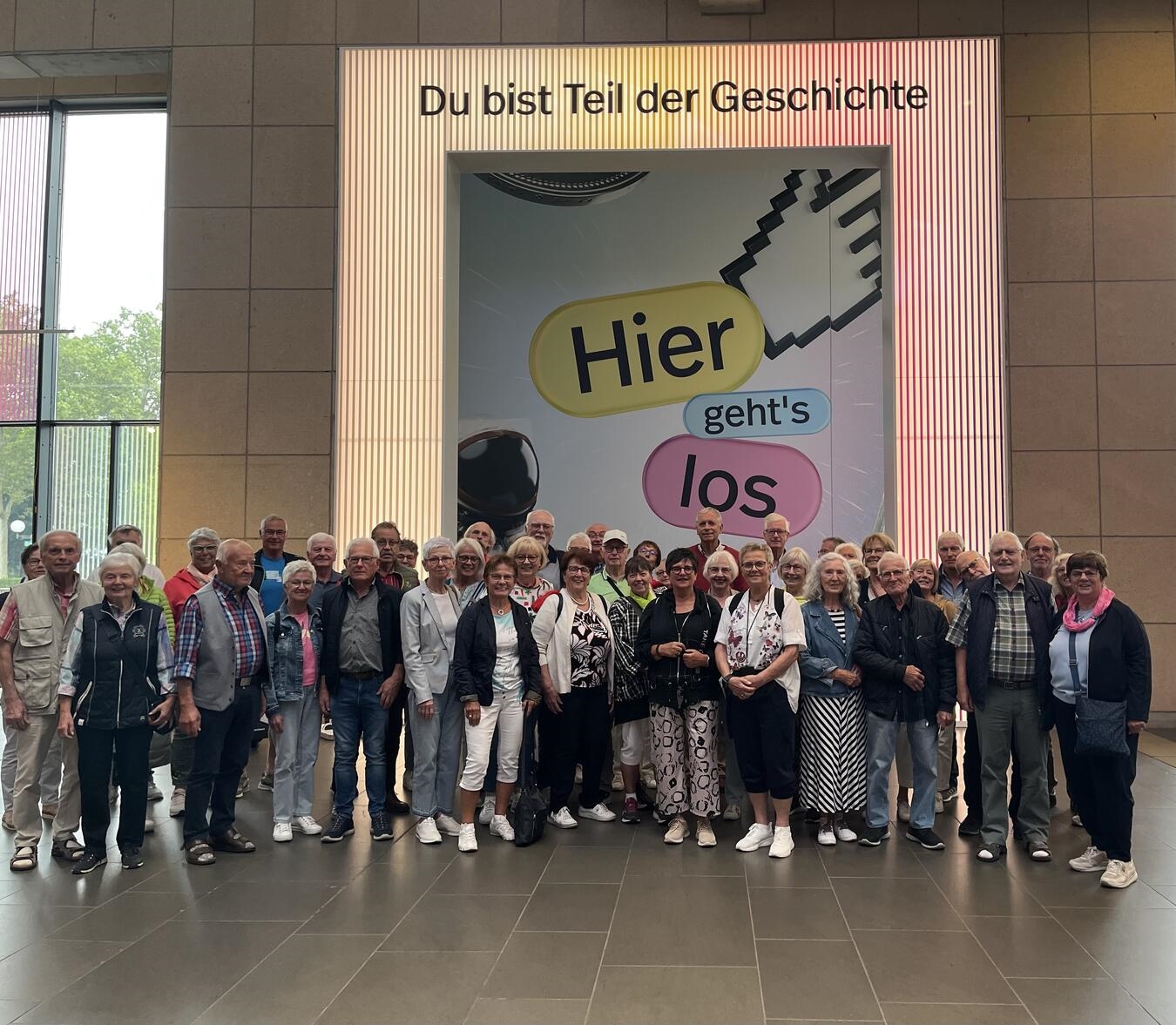 Die Besuchergruppe aus Straelen im Haus der Geschichte. Foto: privat