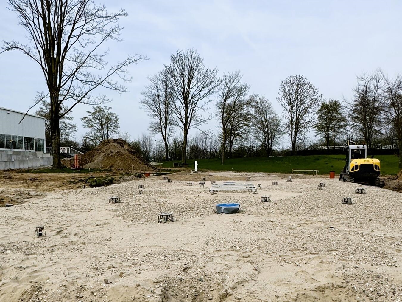 Die Baustelle der Reeser Wasserfreizeit.