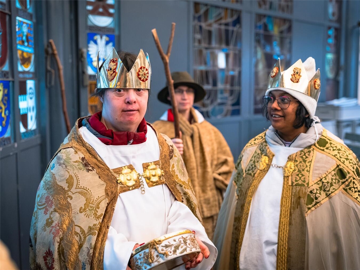 Die Botschaft des Krippenspiels: Weihnachten geschieht genau dort, wo Menschen einander Raum geben.Foto: Lebenshilfe im Kreis Kleve / Malte Fiedler