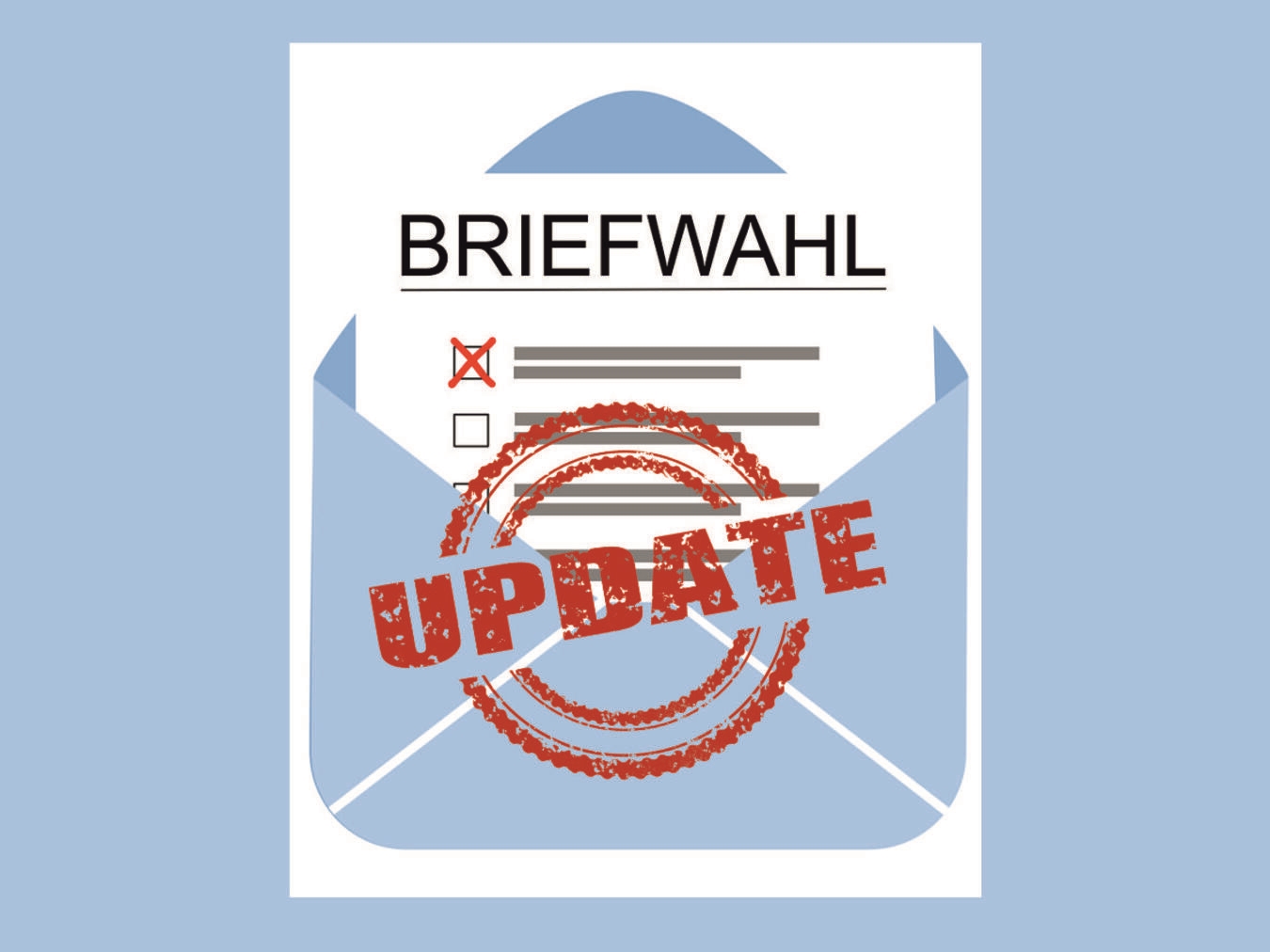 Die Briefwahlunterlagen werden in den betroffenen Bezirken ernaut versand. Foto: Pixabay|Stadt Rheinberg