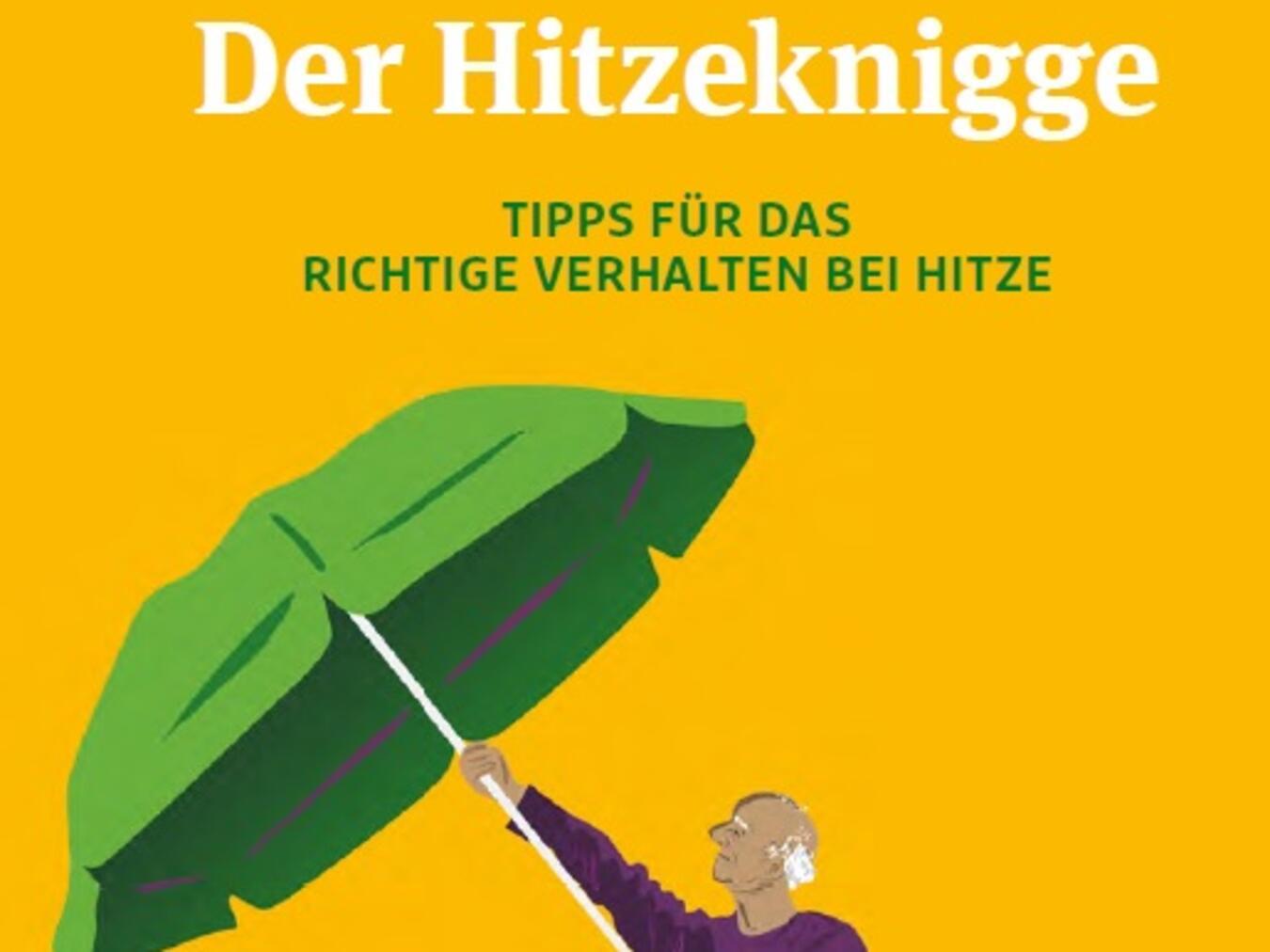 Die Broschüre gibt Tipps zum richtigen Verhalten. Foto: Umweltbundesamt