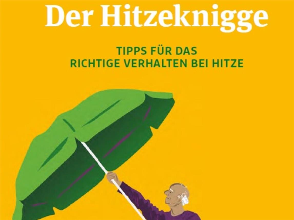 Die Broschüre gibt Tipps zum richtigen Verhalten. Foto: Umweltbundesamt