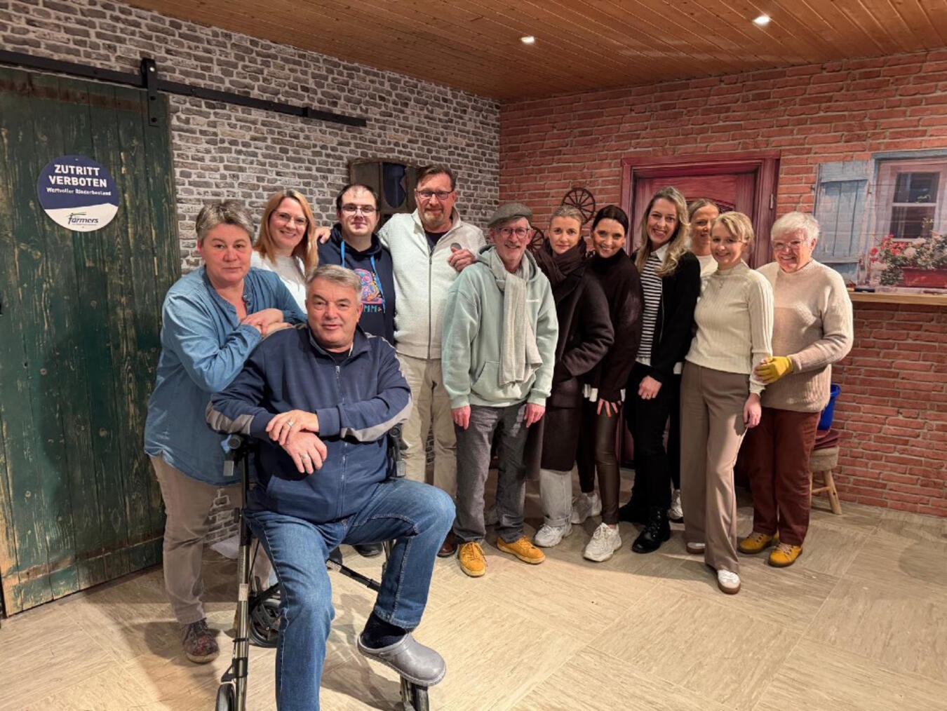 Die Bühnenfreune Mehr proben für die Premiere. Foto: privat