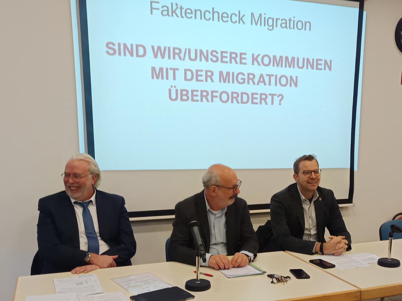Die Bürgermeister beim Faktencheck. Foto: SeniorenUnion