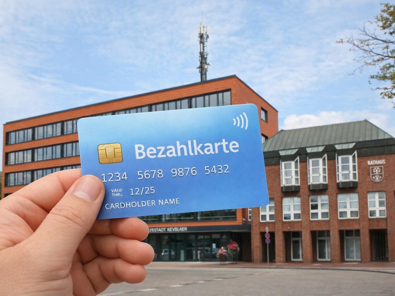 Die CDU-Fraktion Kevelaer fordert eine schnelle Umsetzung der Bezahlkarte für Asylbewerber. Foto: CDU Kevelaer (KI-generiert)