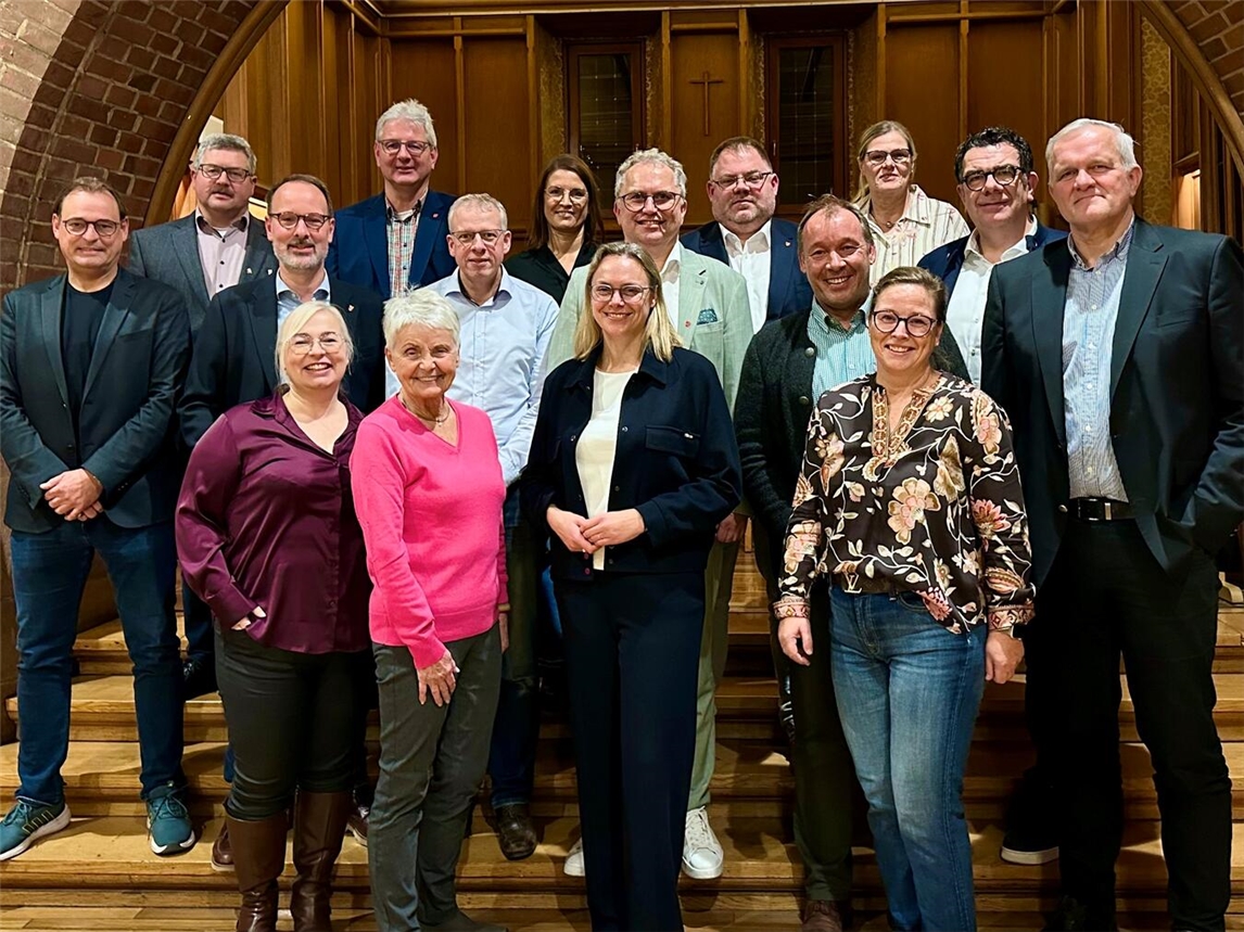 Die CDU-Fraktion nach der Sitzung des Stadtrates am 14. November. Foto: CDU Kalkar