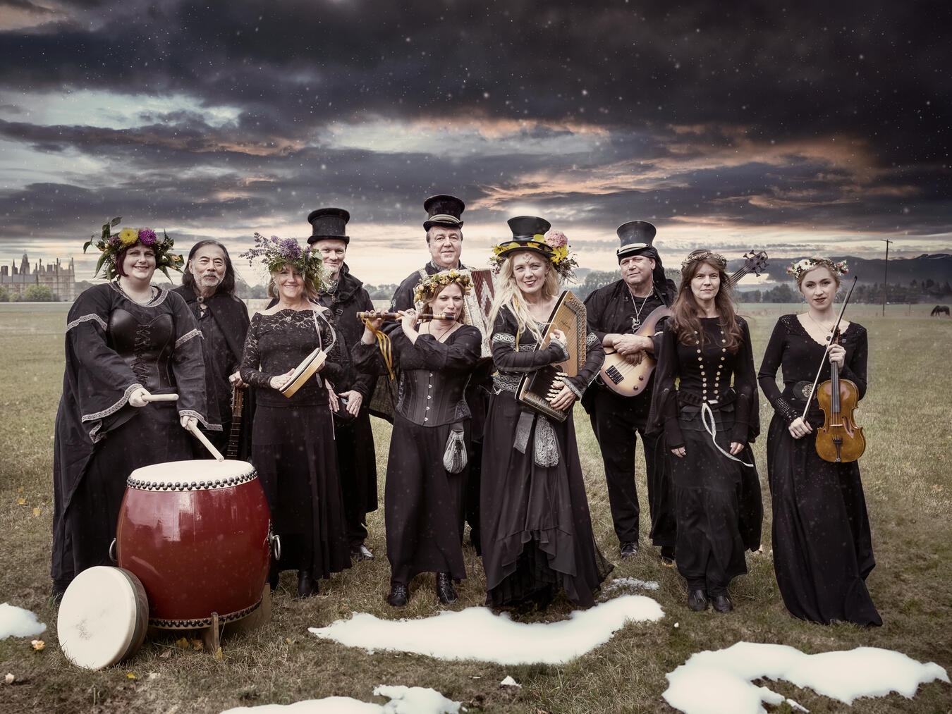 Die „Charles Dickens Christmas Band“ freut sich auf ein Wiedersehen in Geldern.Foto: Frank Schmidt