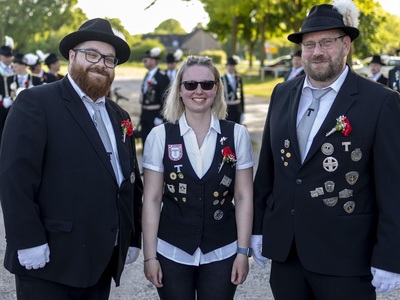 Die diesjährigen Preisträger: (v.l.) Julian Schuler, Charlyne Faahsen und Nils Papon.