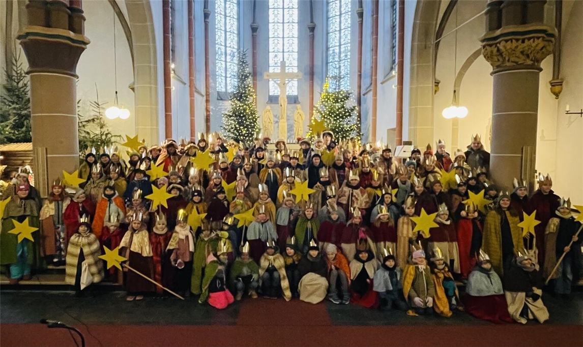 Die diesjährigen Sternsinger aus Winnekendonk. Foto: privat