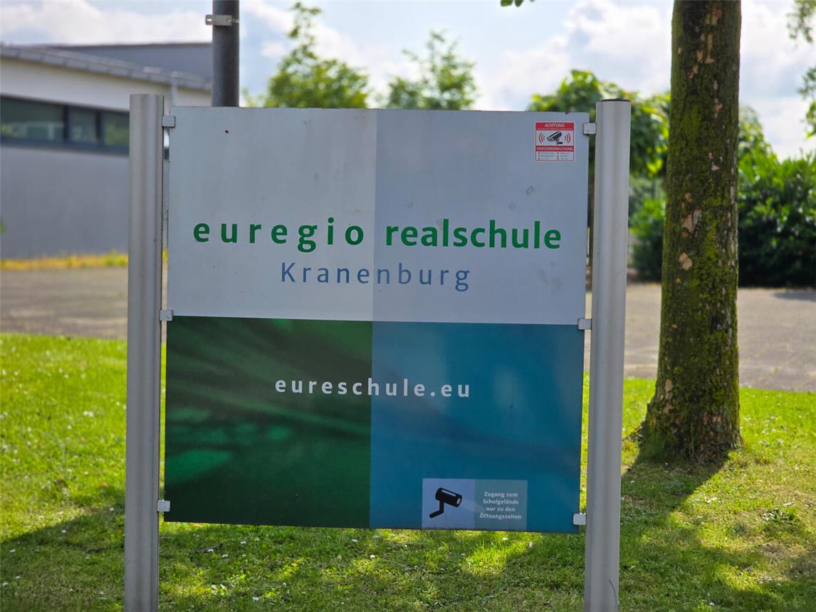 Die Euregio Realschule Kranenburg freut sich aufs Schulfest am 4. Juli. NN-Foto: HF