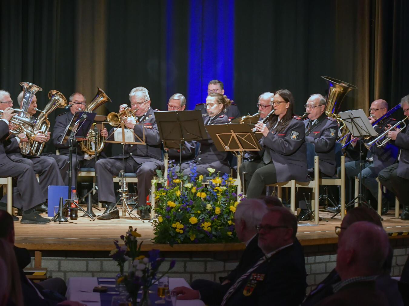 Die Feier wurde vom Musikverein der Freiwilligen Feuerwehr Goch begleitet.
