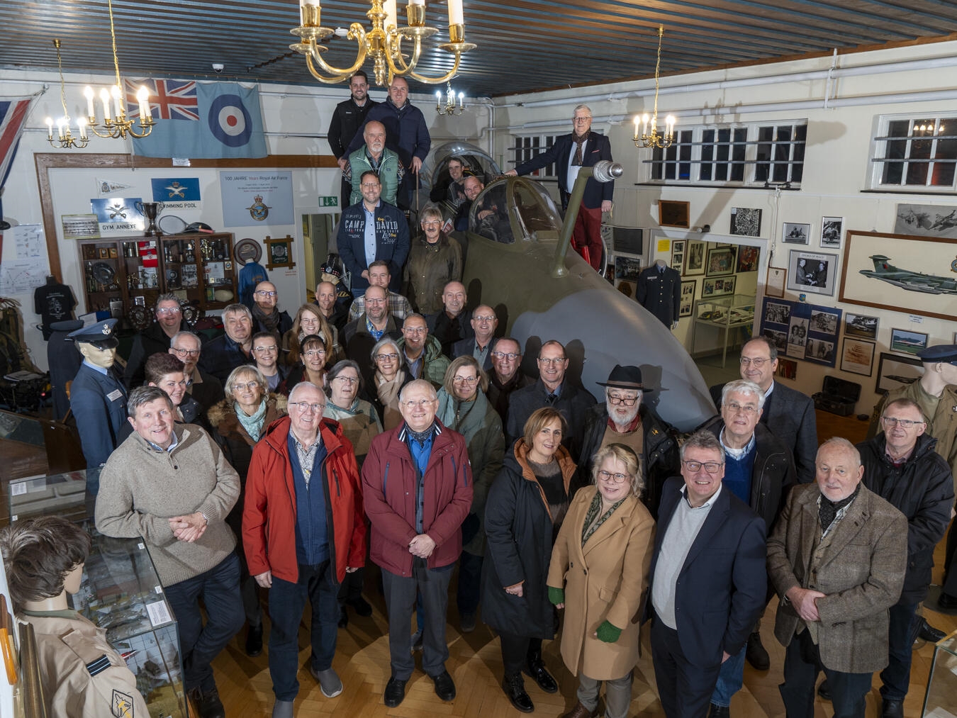 Die Feierstunde fand im Astra-Kino am Royal Air Force Museum Laarbruch in Weeze statt. NN-Foto: Gerhard Seybert