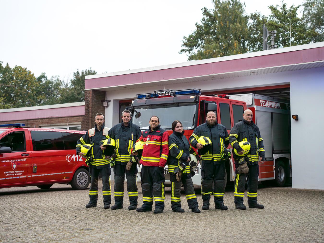 Die Feuerwehr in Vrasselt lädt zum Tag der offenen Tore ein. Foto: Niederrhein Medien/Feuerwehr Emmerich