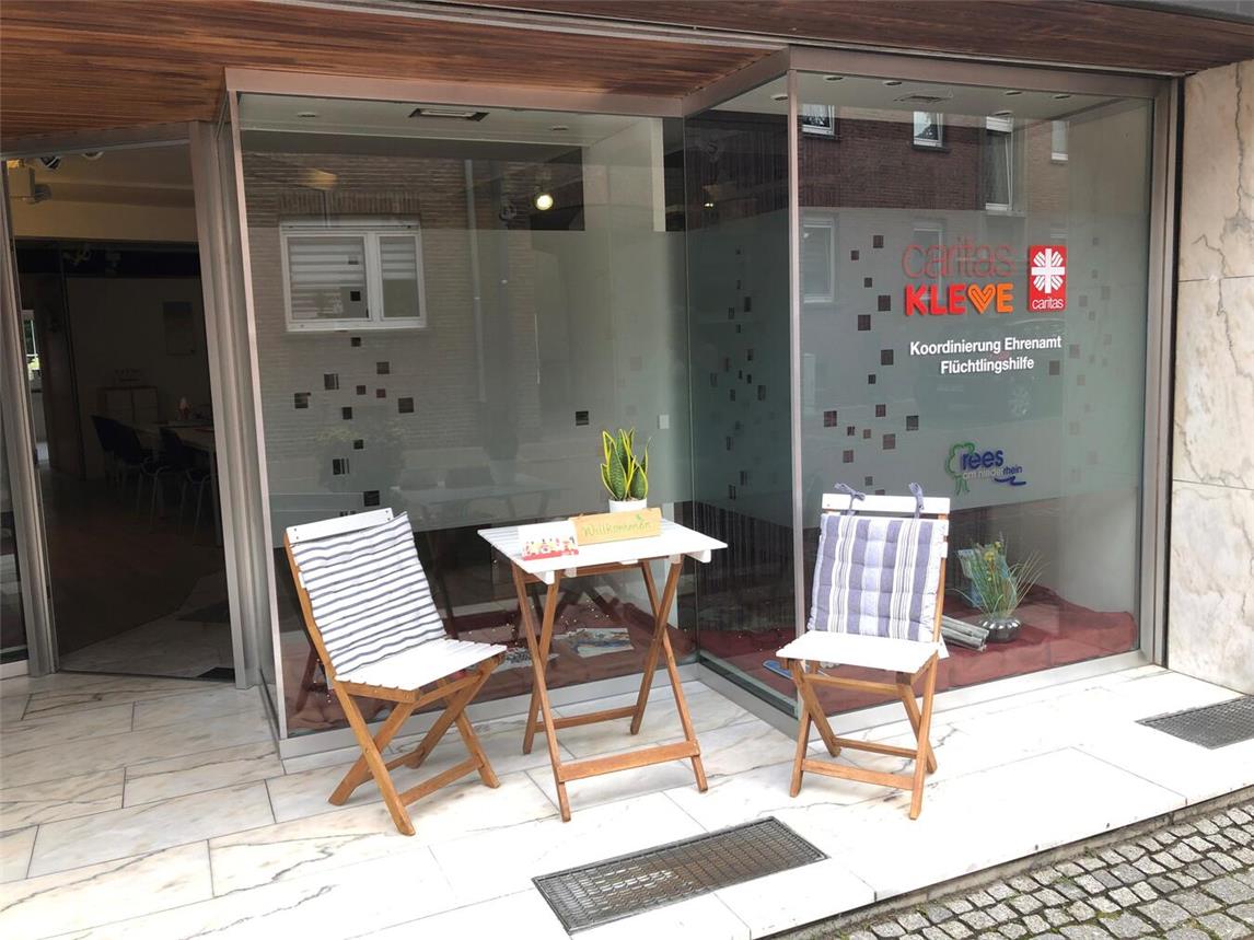 Die Flüchtlingshilfe ist an der Kapitelstraße 5 in Rees ansässig. Foto: CV Kleve