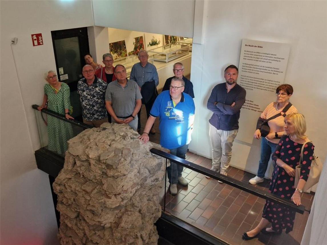 Die FoX-Mitglieder im Siegfriedmuseum. Foto: privat