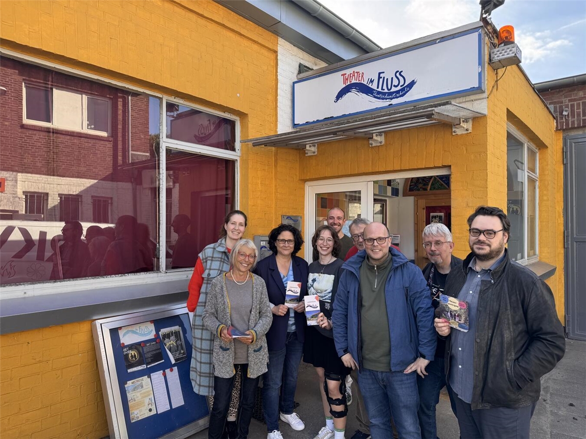 "SPD/Volt Kleve mit Kandidatin Christin Becker zu Besuch im Theater im Fluss"