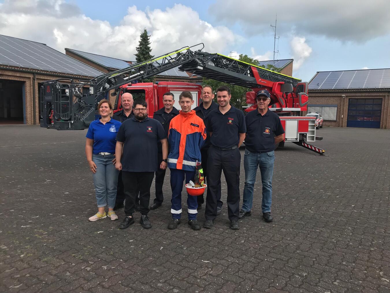 Feuerwehr zeigt ihr Leistungsspektrum Die Freiwillige Feuerwehr Goch ist eine große Familie und viele gehören dazu. Sie alle freuen sich auf Besucher am 24. August. Foto: privat