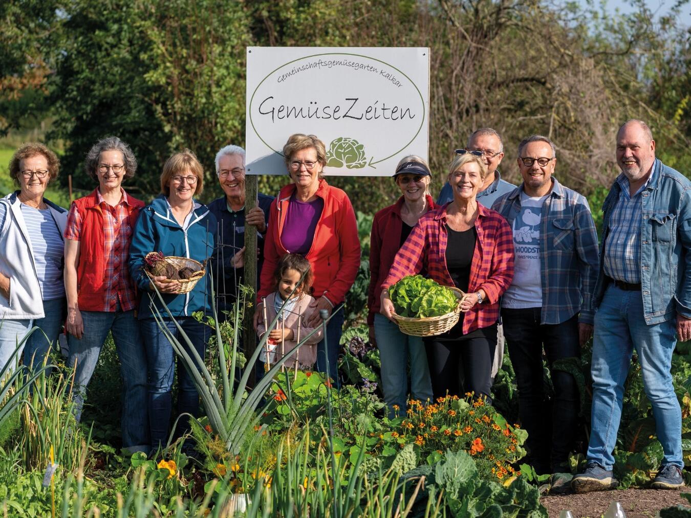 Ein Gemeinschaftsgarten für Hönnepel Die Gemeinschaftsgärtner des Gemeinschaftsgartens „GemüseZeiten“. Foto: Marvin Hoffman