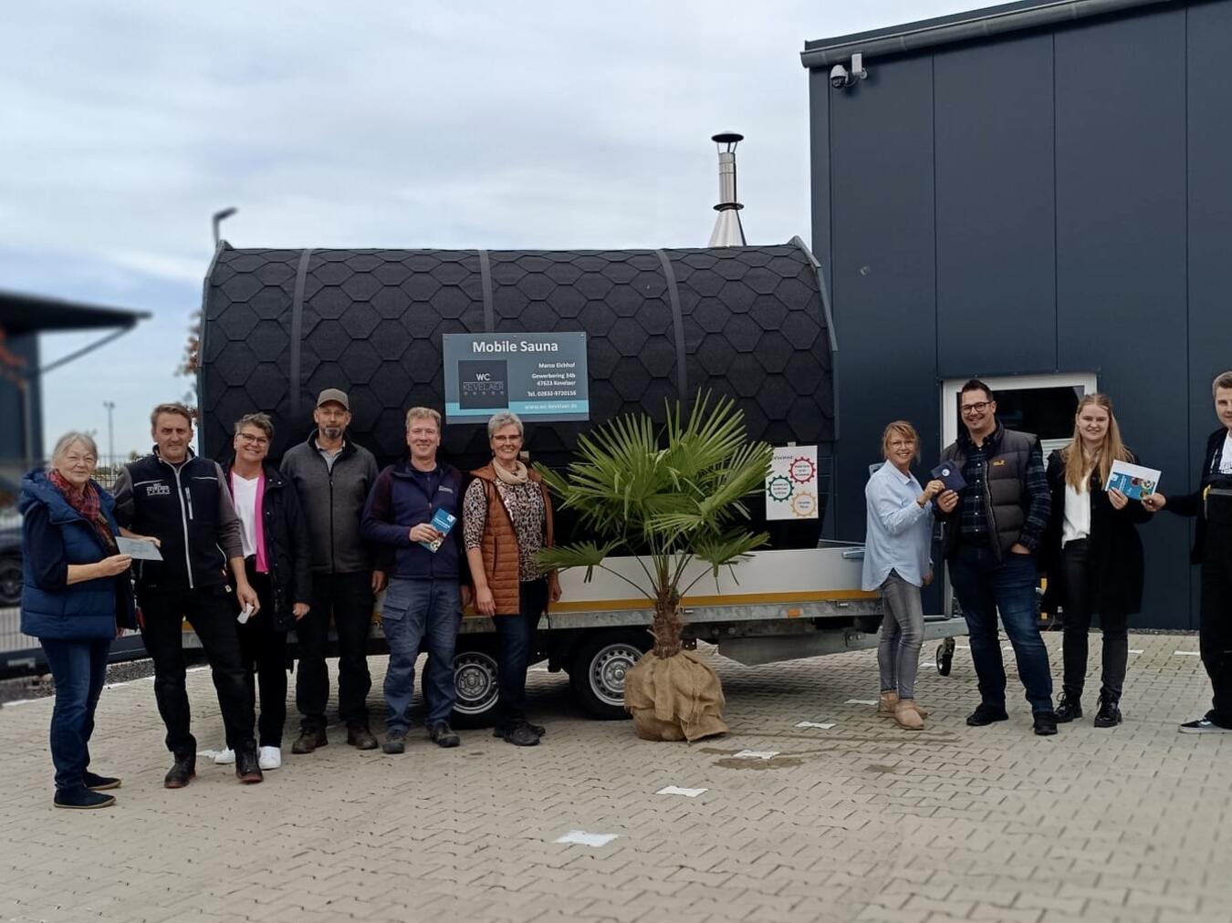 Gewinner erhalten Preise Die Gewinner der Rallye bei der Preisübergabe. Foto: © Wallfahrtstadt Kevelaer
