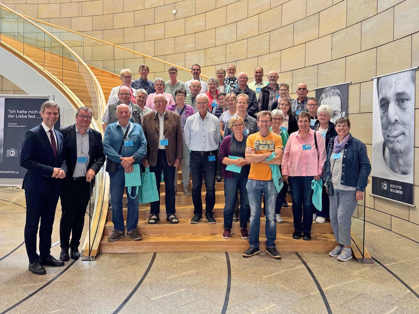 Die Gruppe zusammen mit Stephan Wolters (l.). Foto: Julian Lauven