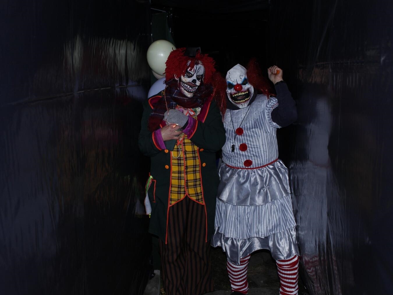 Die Horror-Clowns in Action. Foto: privat