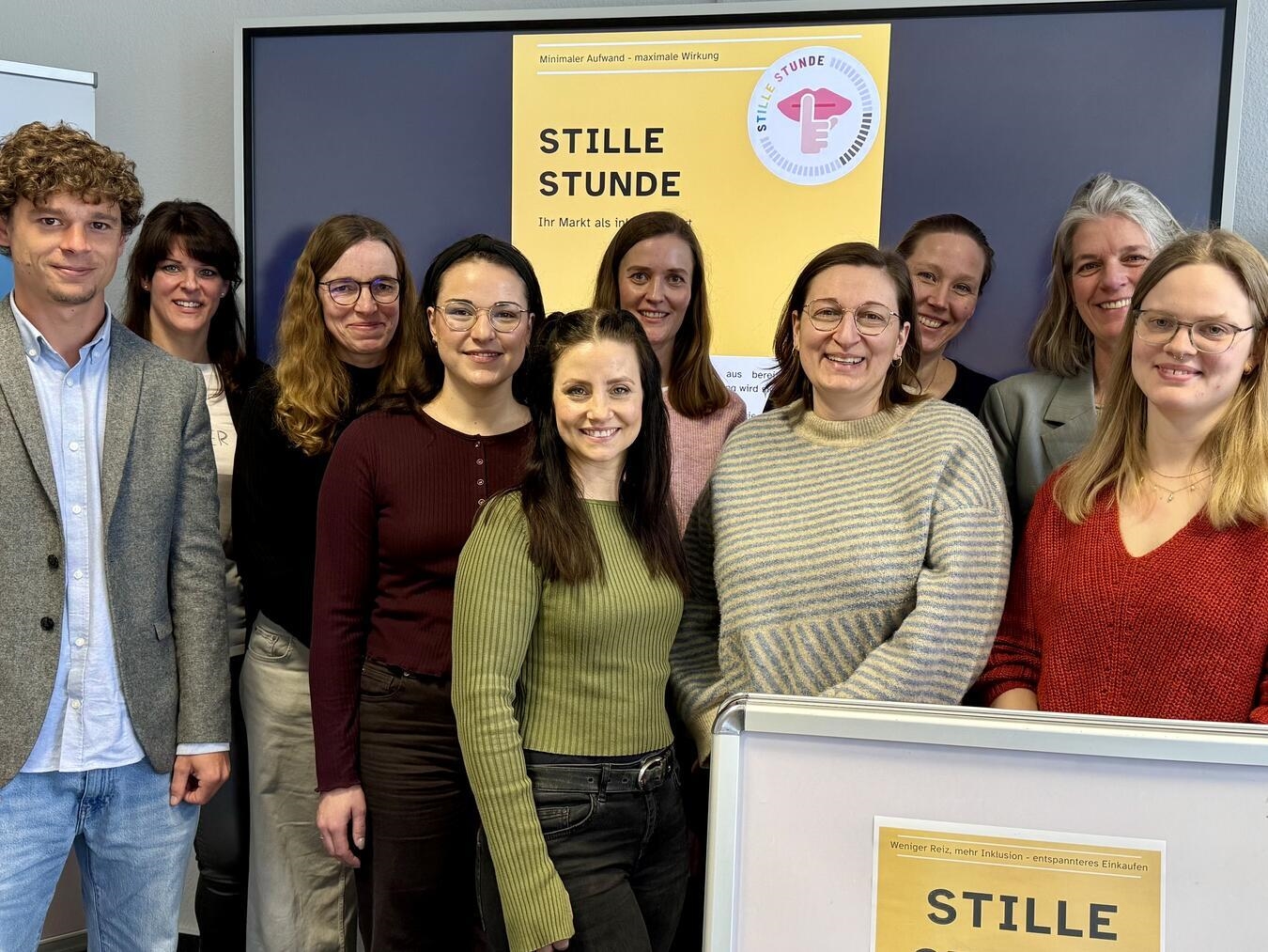 Die Initiatoren des Netzwerks „Stille Stunde“ wollen Barrieren im Supermarkt abbauen. NN-Foto: SP