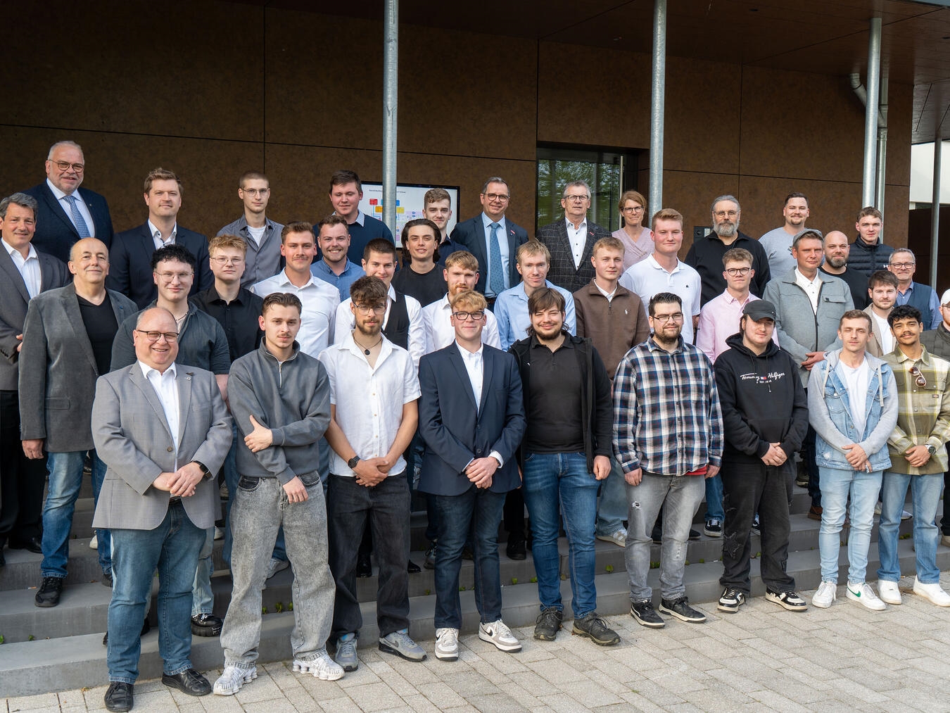 Die Innung für Metallhandwerk feierten im Berufskolleg Kleve ihre diesjährige Lossprechung.Foto: Gerhard Seybert